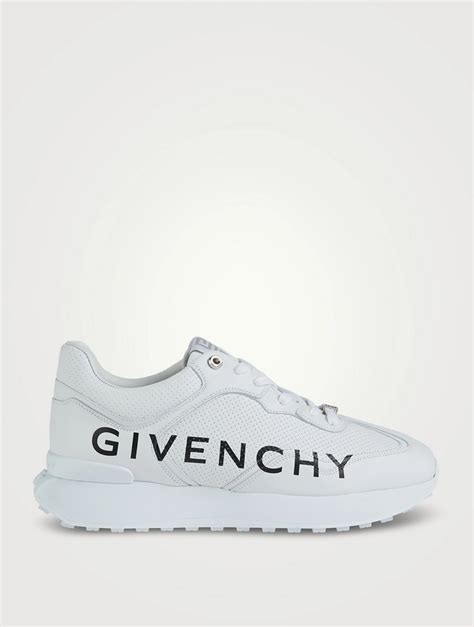 givenchy perforated leather sneakers|GIVENCHY GIV Perforated Leather Runner Sneakers .